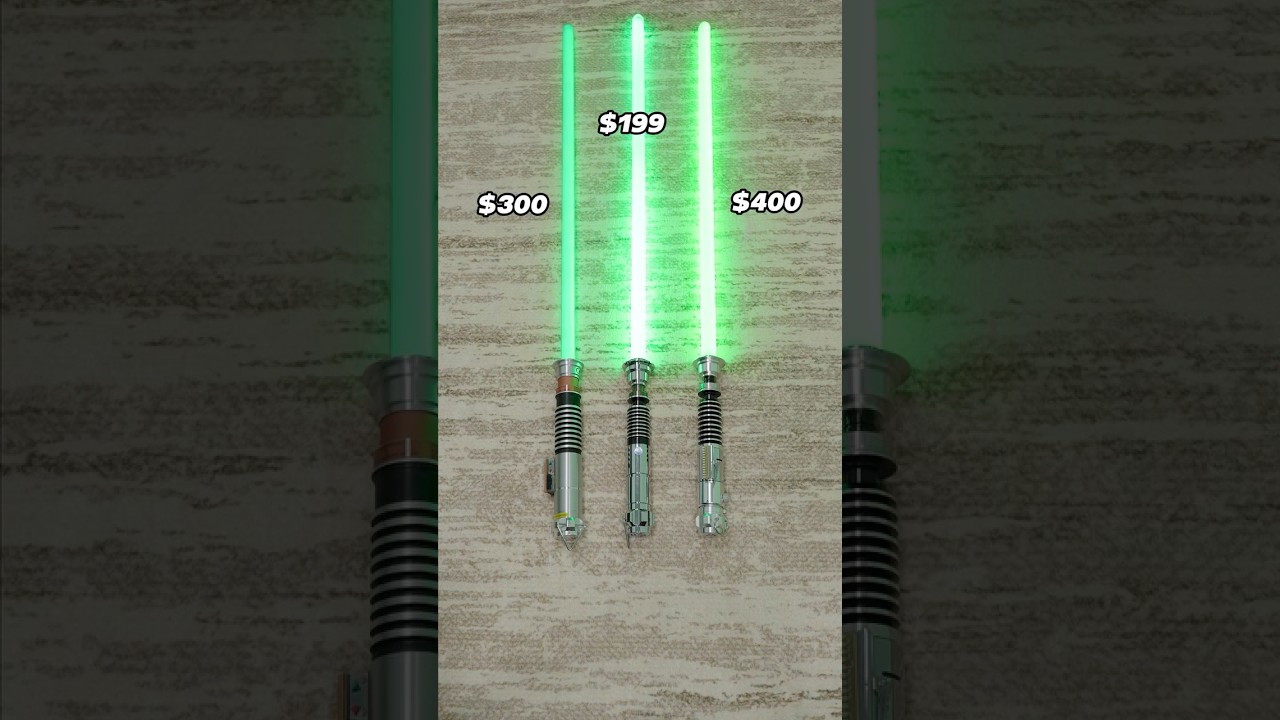 Luke Skywalker lightsaber comparison: Which one do you prefer?