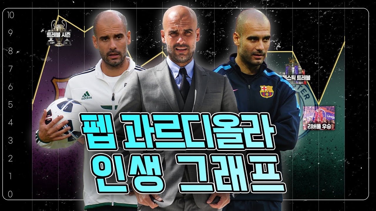 [방구석토크] 시작부터 트레블!! 펩 과르디올라의 감독 인생 그래프