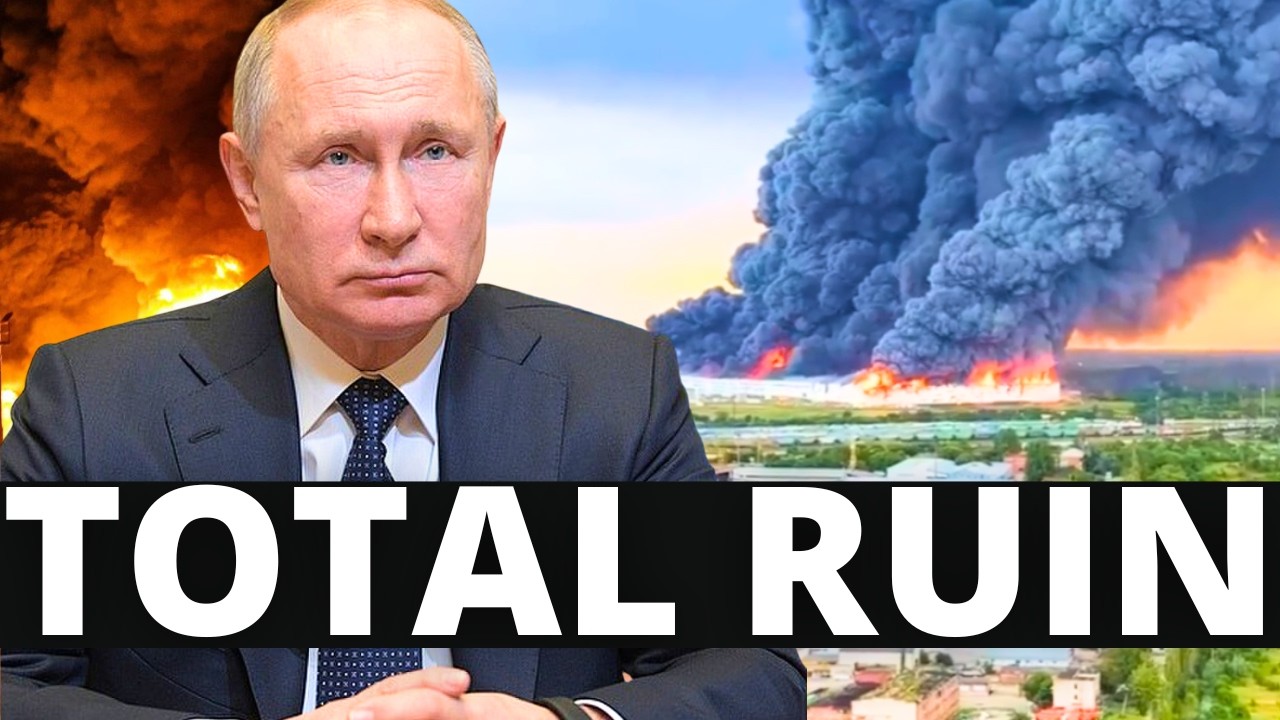 RUSSIA DEVASTATED BY MASSIVE DRONE ATTACK, RUSSIA FACES BANKRUPTCY! Breaking War News The Enforcer