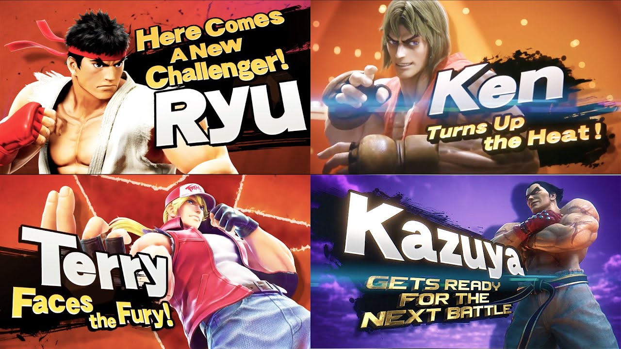 Super Smash Bros Ultimate -All iconic Fighting Game characters into smash bros