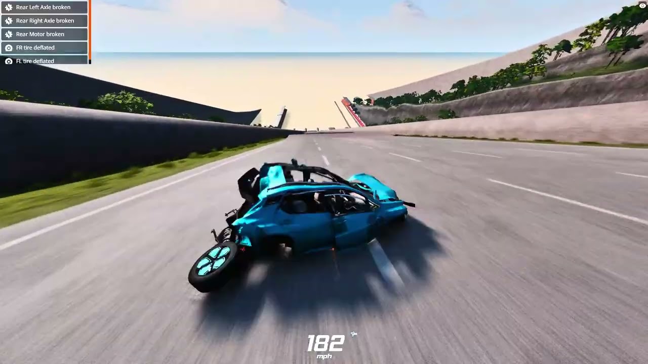 Instant Acceleration to 600 MPH Test: Can Any Car Handle This? 🔥💥 | BeamNG Drive #1
