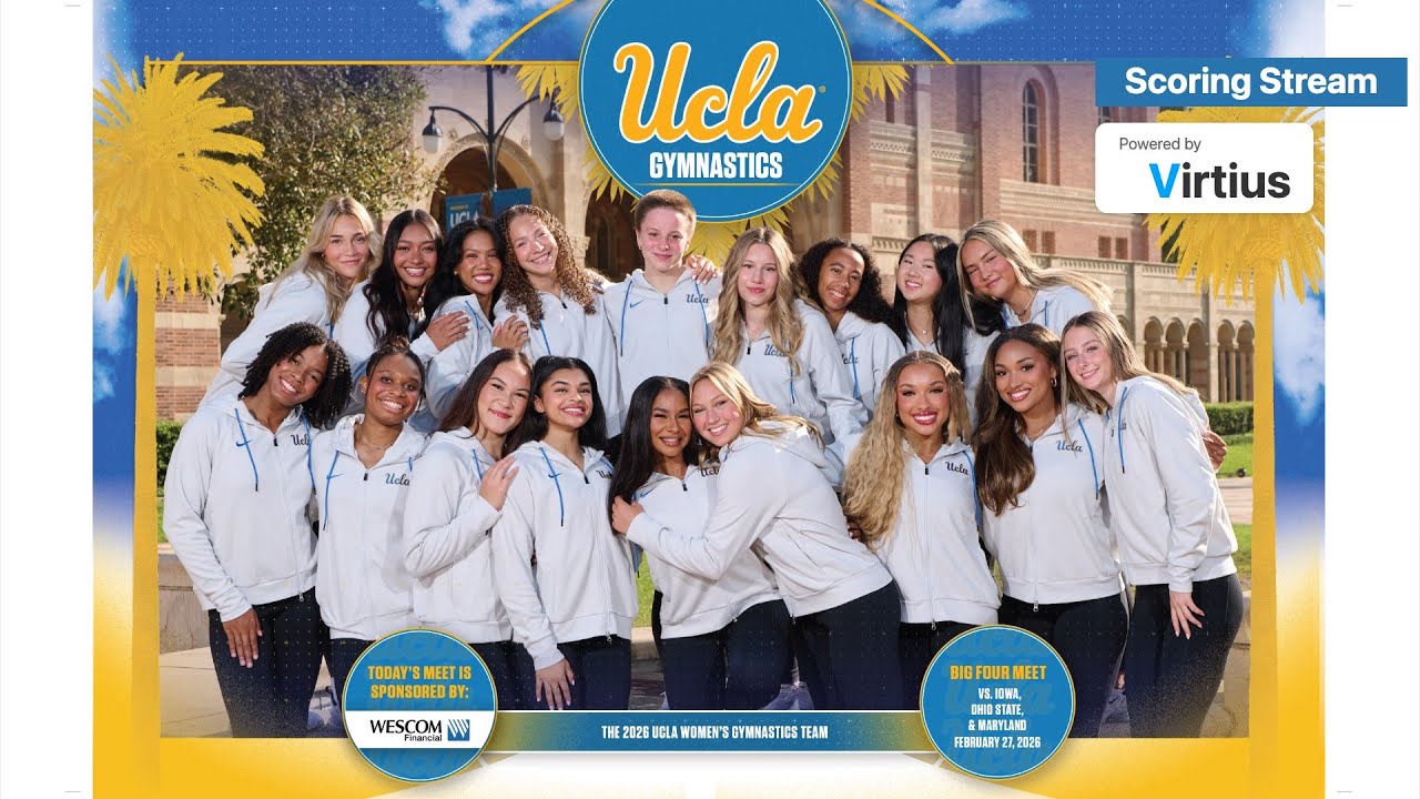 Virtius Scoring Stream - UCLA / Maryland / Ohio State / Iowa - Women's NCAA Gymnastics