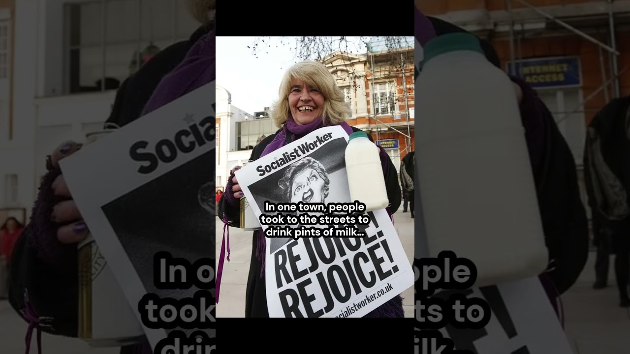 When Margaret Thatcher's death was celebrated #history #funfacts