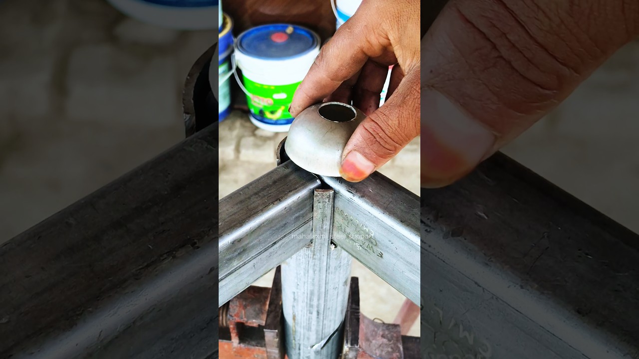 Two inch round five ache by egg joras, pipe ninteen kona joint johnson #welding