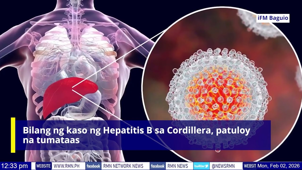 Bilang ng kaso ng Hepatitis B sa Cordillera, patuloy na tumataas