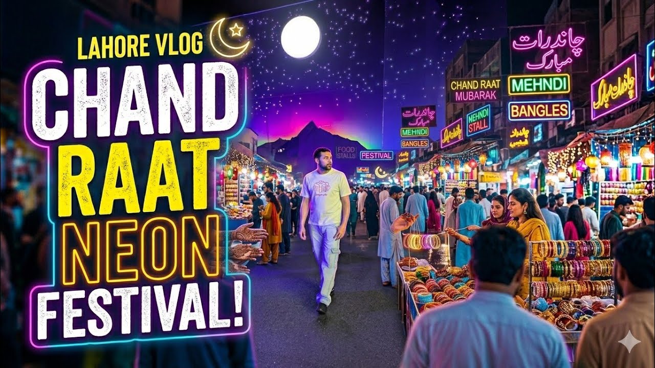 Chand Raat Night Out in Neon Square Lahore 🎉 Full Experience