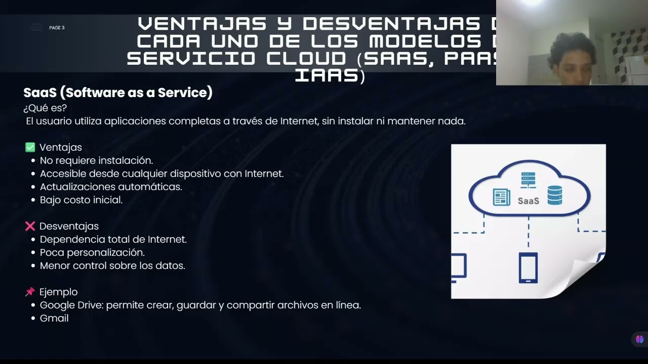 Primer parcial - Hablando sobre los modelos de servicios cloud Saas, Paas y Iaas