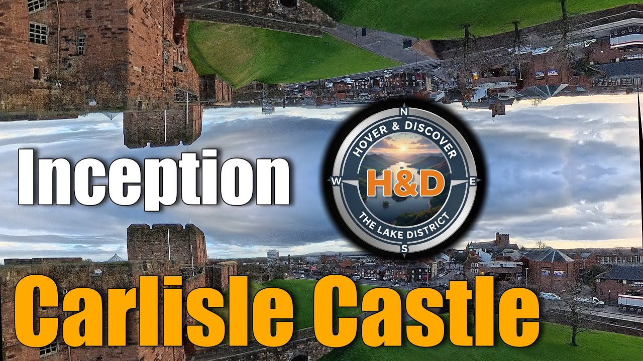 Inception-Style Drone Flight Around Carlisle Castle, Antigravity A1