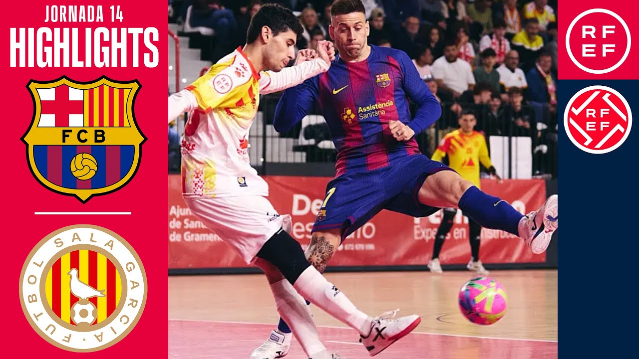 Resumen #PrimeraDivisiónFS  |  Barça 5-1 Industrias Santa Coloma | Jornada 14