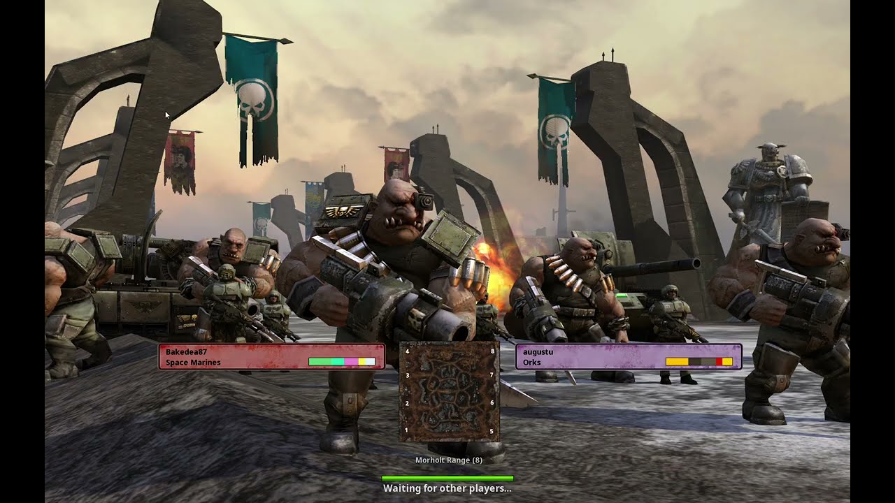 Warhammer 40K Dawn of War Definitive Edition (DE) Vanilla PVP 1v1 as Orks vs Space Marines