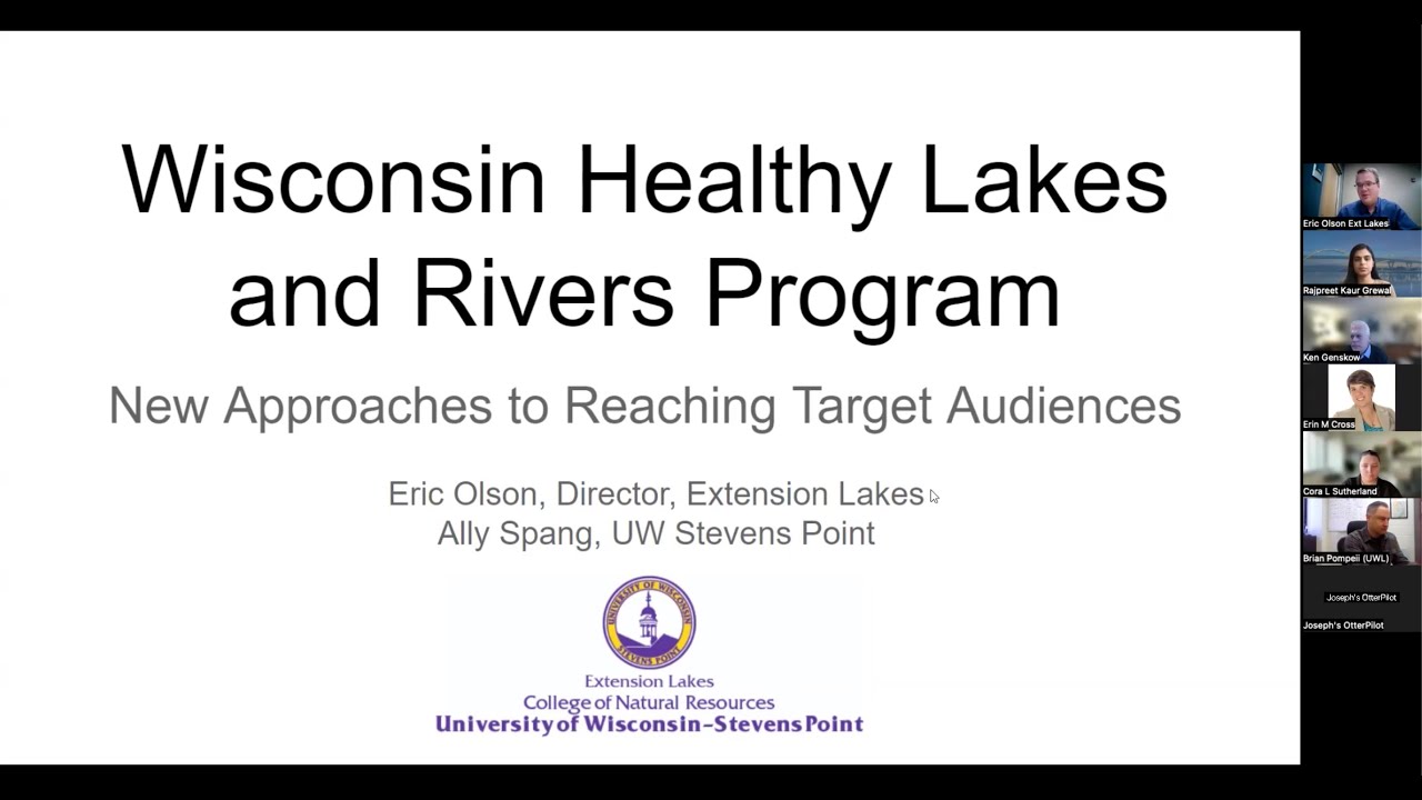 Freshwater Collaborative Water Policy Network: Eric Olson’s talk on Healthy Lakes and Rivers