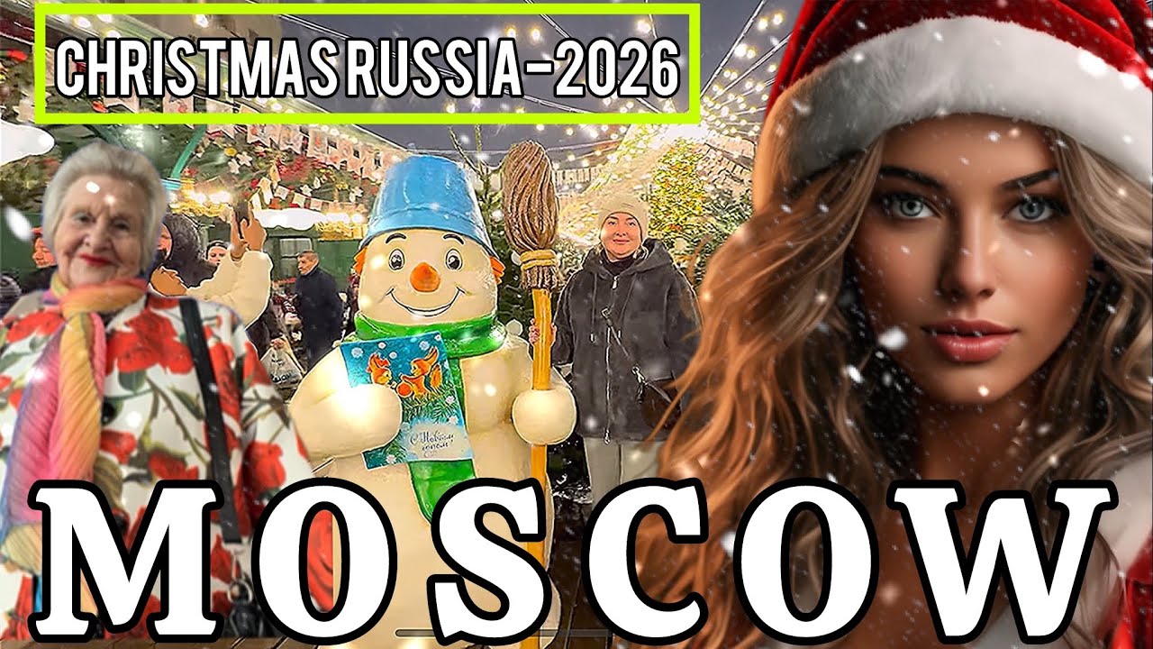 🔴В центре Москвы творится НЕВЕРОЯТНОЕ🤩Новогодняя Москва -2026 поражает🎄Волшебная Атмосфера Рождества