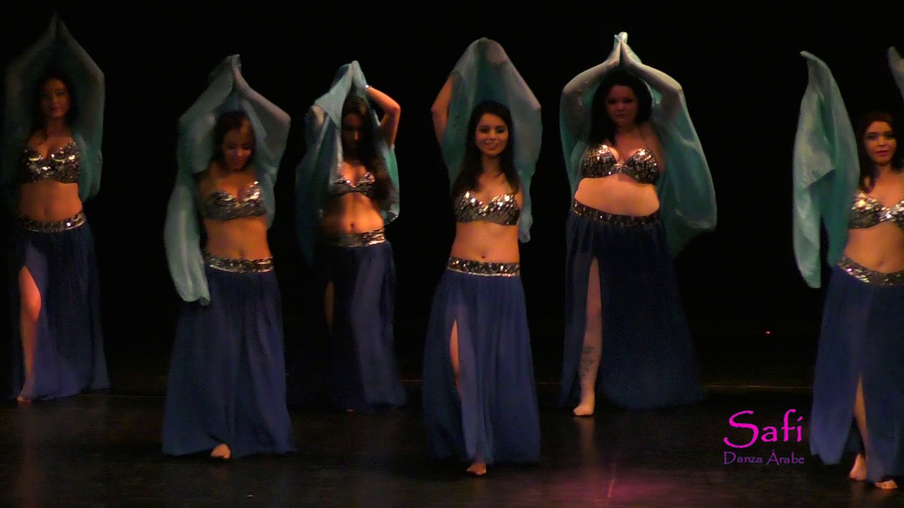 Fantasía con Velos, Básico Inicial y Avanzado de Safi Danza Árabe en Pasión Oriental 2017