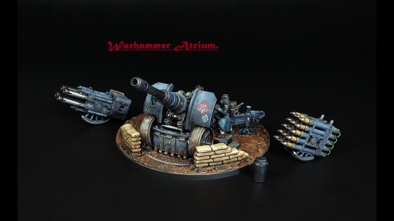 Warhammer 40,000. Death Korps of Krieg. Artillery Team.