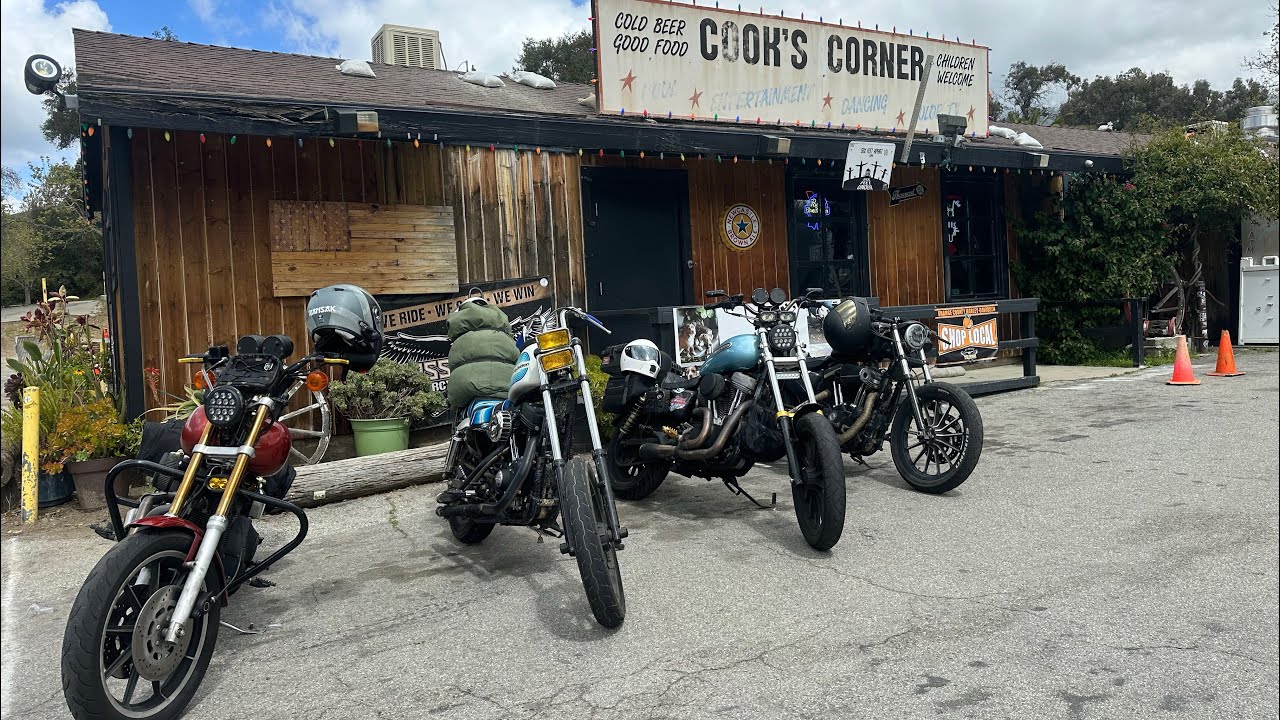 Ripping our Harley’s on one of SoCals best roads ! Ortega Highway to cooks corner !