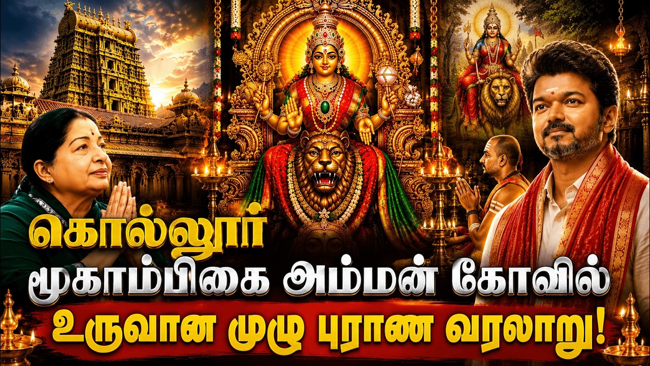 கொல்லூர் மூகாம்பிகை அம்மன் கோவில் உருவான முழு புராண வரலாறு! Kollur Mookambika Amman Full History