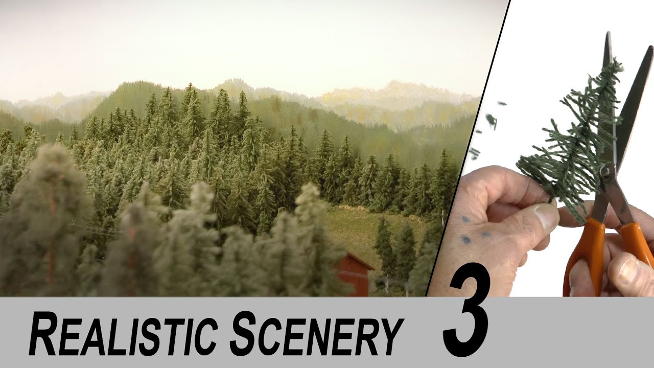 Creating realistic scenery part 3 - Trees - Detailed tutorial