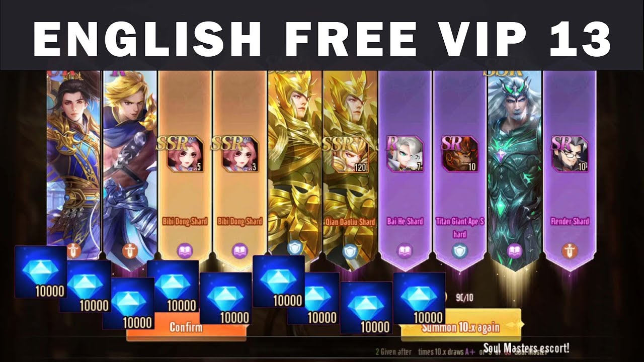 [ Soul Land Reloaded Private Server ]  English, Free Top-Up Coins, Free VIP, Free Diamonds, More!