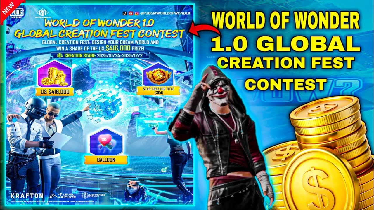 PUBG WOW Global Creation Fest 2025 | Full Map Creation Tutorial & Complete Rules Explained #pubg#wow