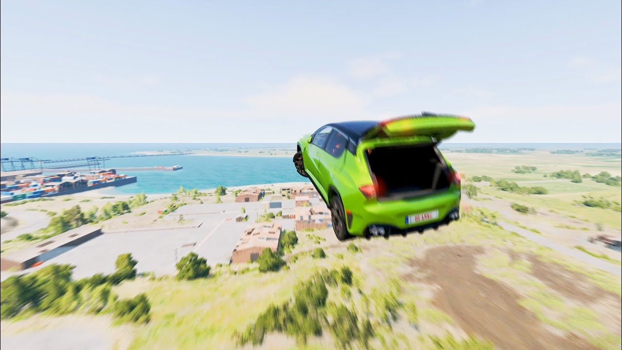 BeamNG.Drive - 1000 MPH Instant Boost: Who Goes Farthest? #33