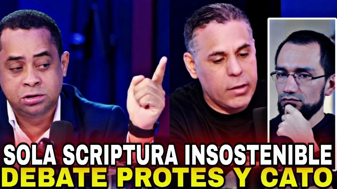 🔺Protestante en APRIETOS debate 👉Sola Escritura NO RESISTE. Carlos Veloz