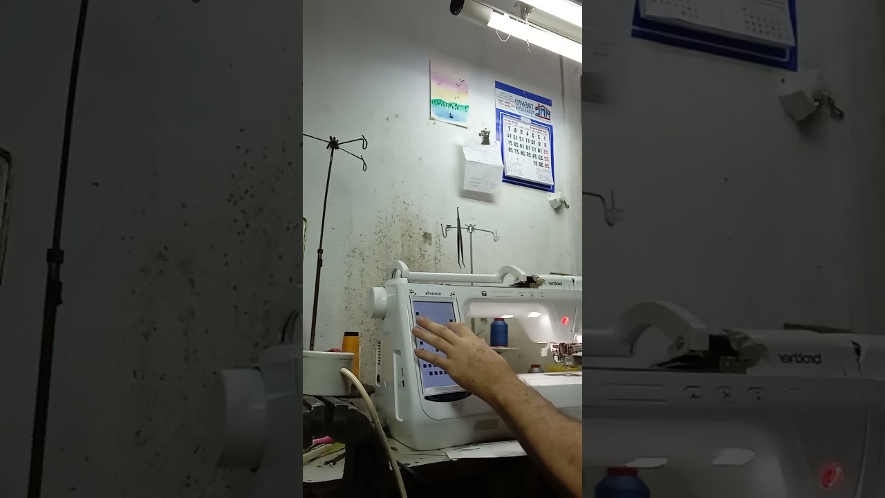 como apagar o aviso de manutenção de 1000hs máquina bordadeira BP2100