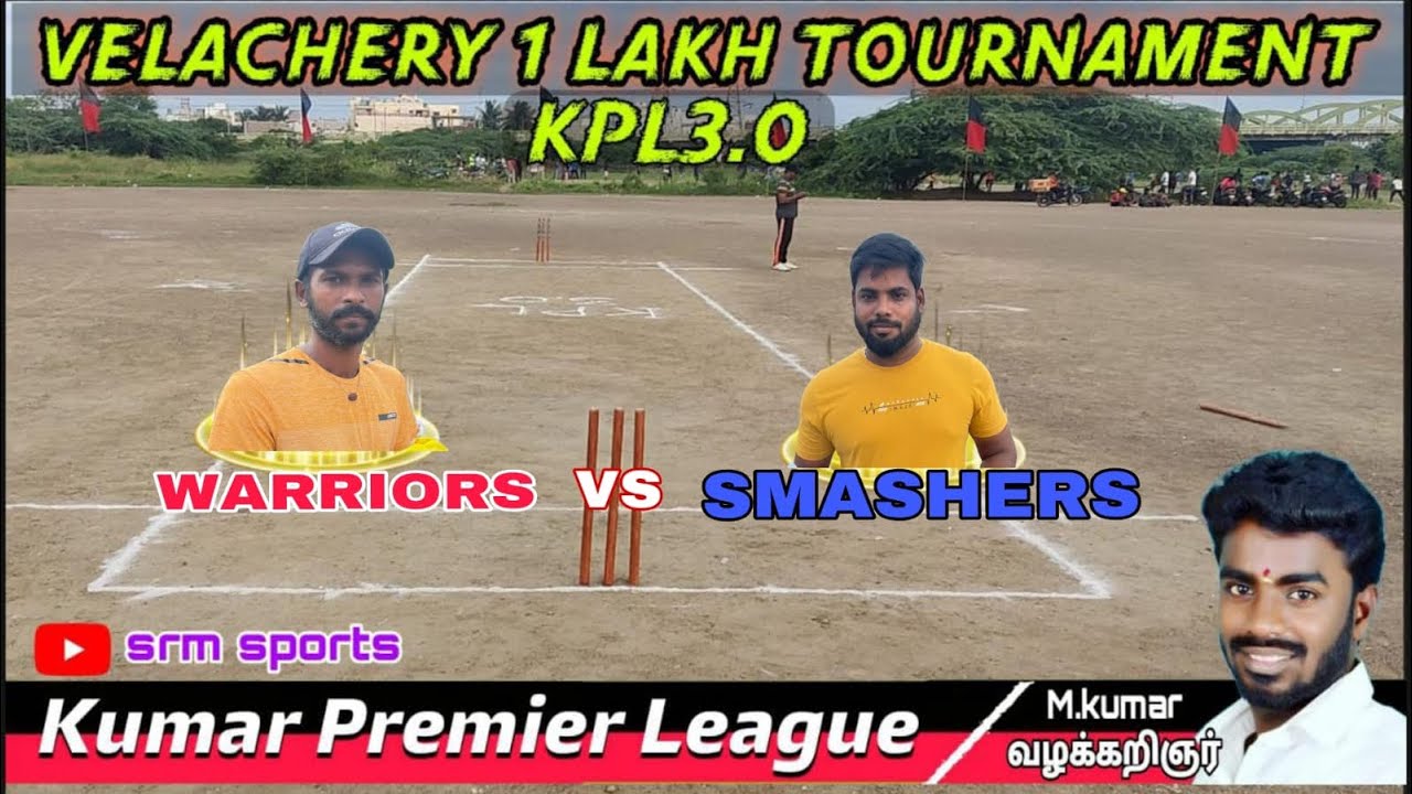 KPL 3.O | Velachery 1lakh Tournament | WARRIORS Vs SMASHERS | League Matches | #cricket #ipl #tnpl