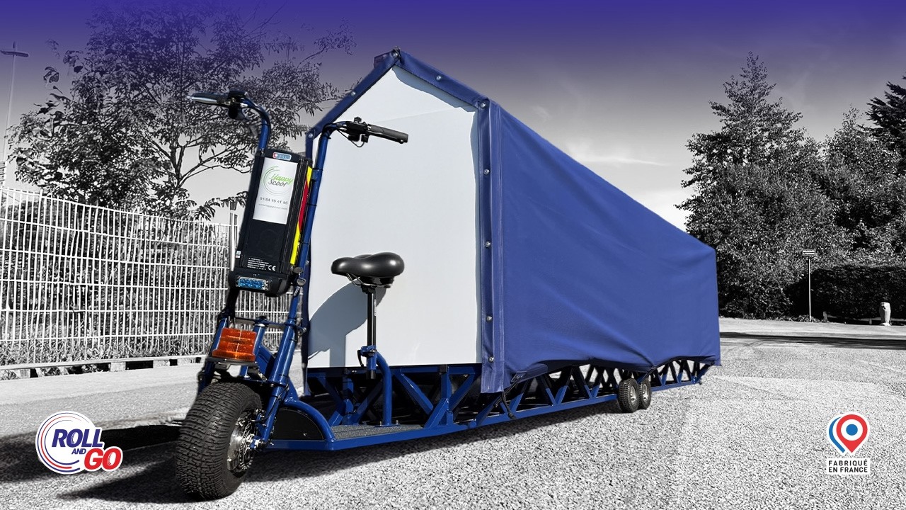 Transporteur électrique XXXL pour industrie aéronautique