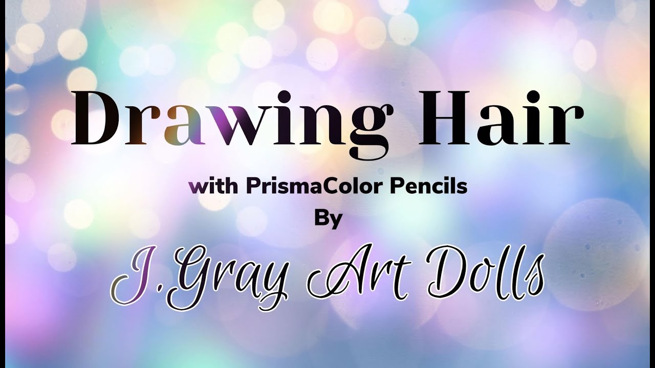 Drawing hair with PrismaColor Pencils