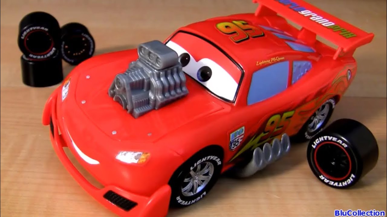 Disney Cars 2 Gear Up & Go Lightning McQueen Review By BluCollection