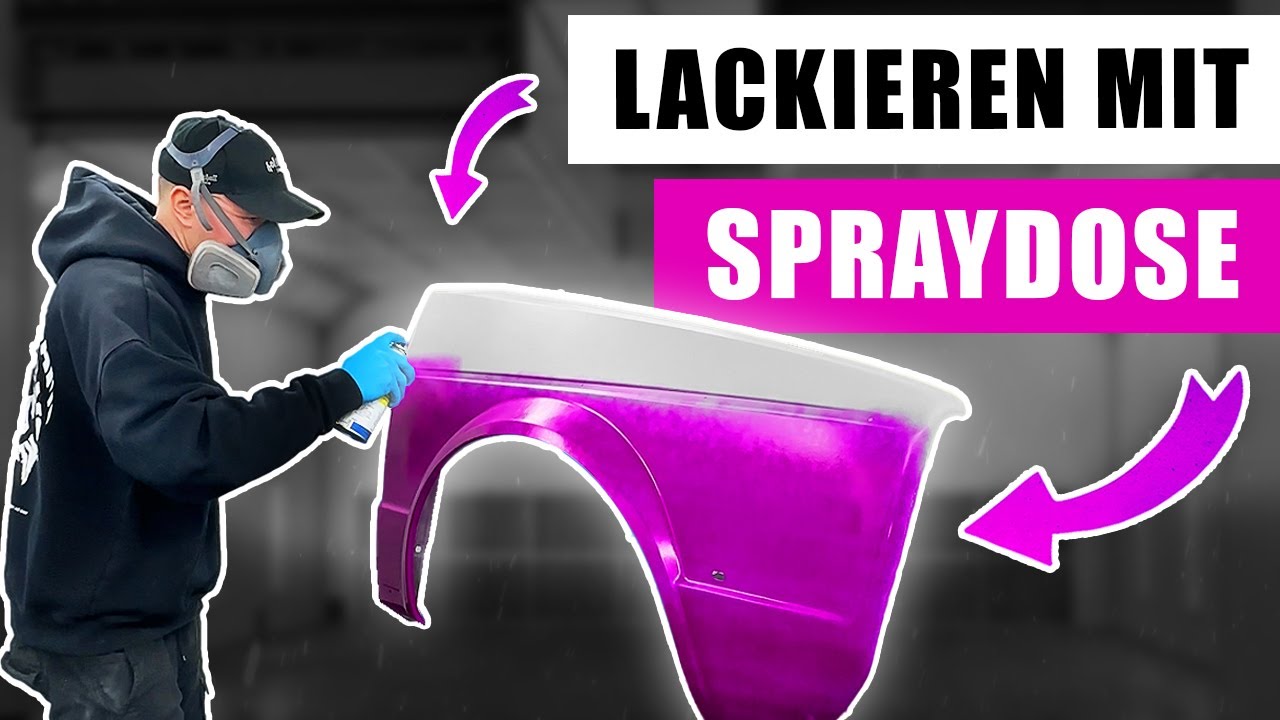 HOLYHALL | AUTO mit SPRAYDOSE LACKIEREN? | Das HOLYHALL LACKIER 1x1🔥
