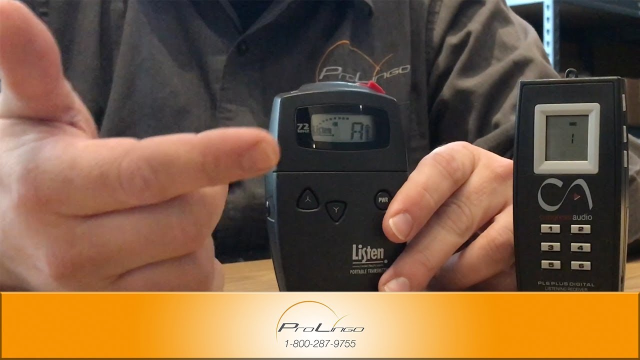 How to Set Up a Portable Transmitter and Receiver - ProLingo
