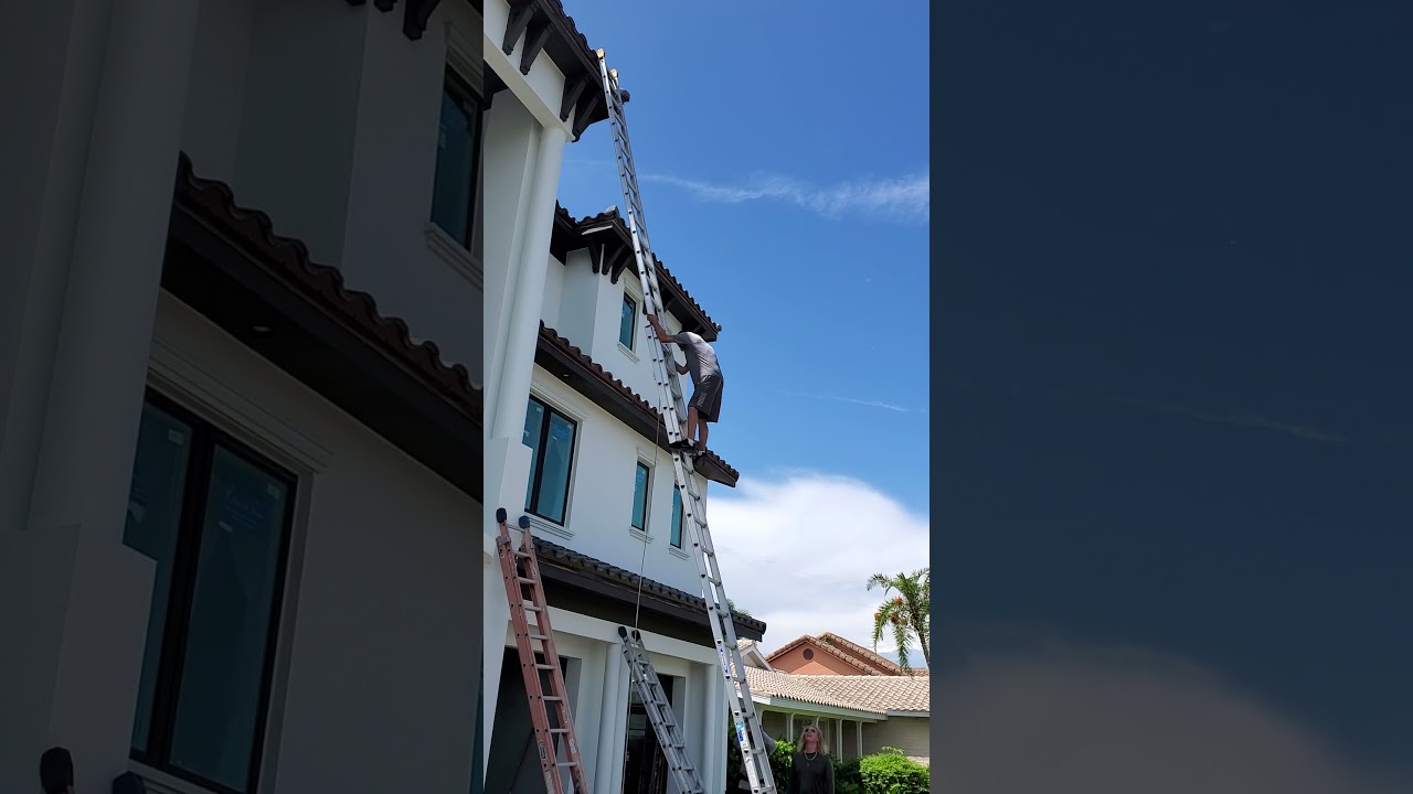 Slide down 40' ladder, FAST!!!