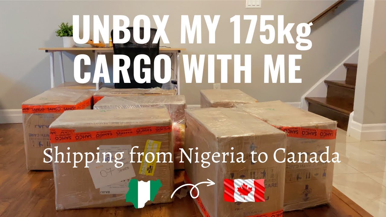 Unbox my Cargo with me | Things you can bring to Canada | Chitchat with me | Life in Canada