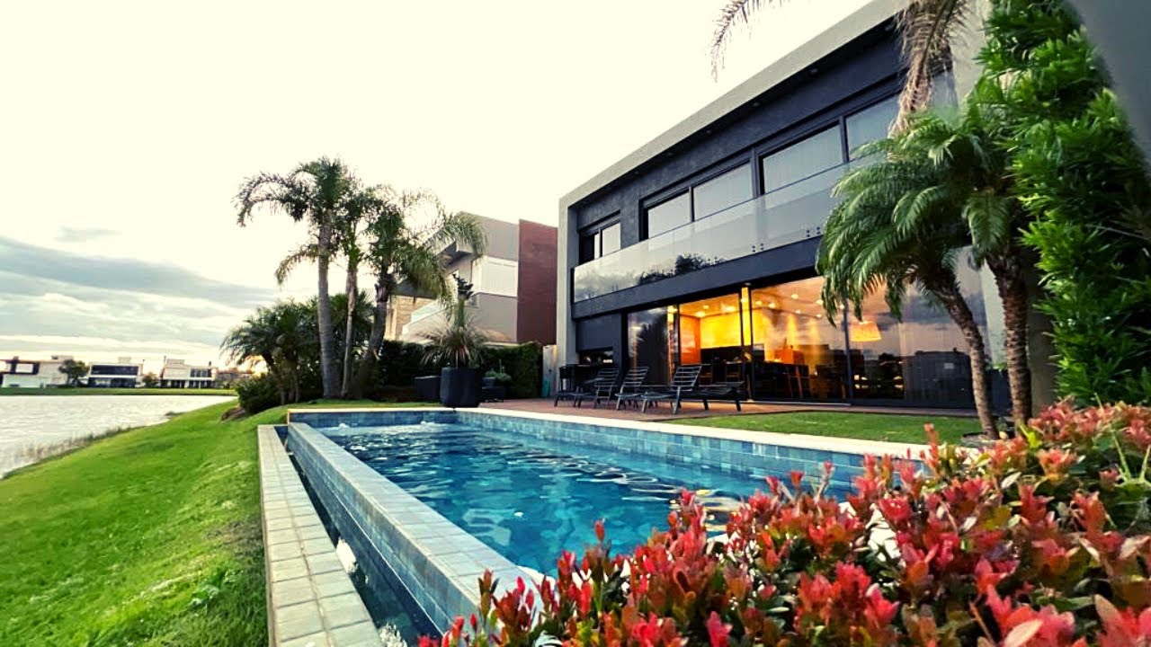 Casa Decorada Luxo extraordinário na Beira do Lago Vista Cinematográfica no Enseada Xangrila
