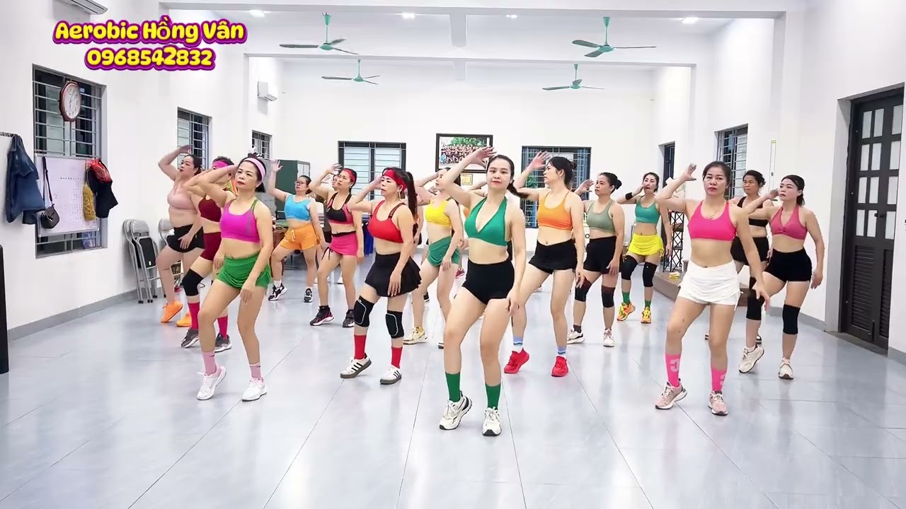 🍋🍒BÀI TẬP TỔNG HỢP GIẢM CÂN HIỆU QUẢ TẠI NHÀ// HỒNG VÂN AEROBIC 🍒🍋