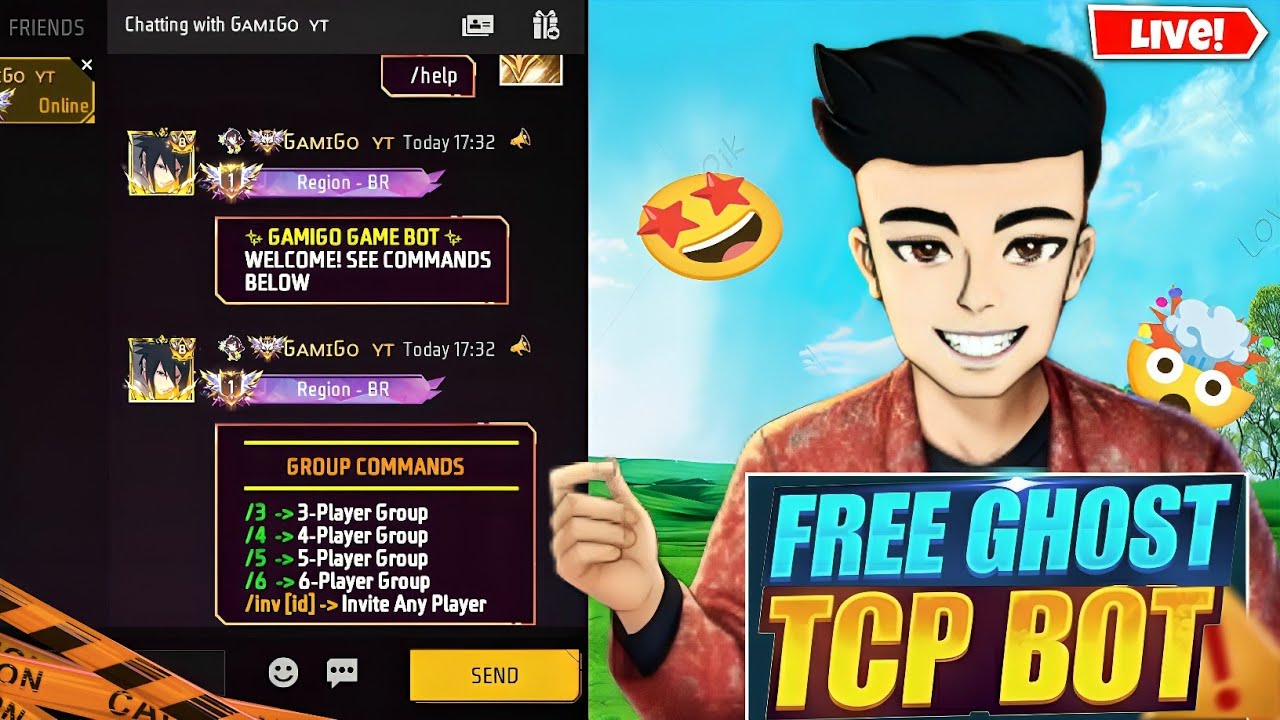 💥 Free Fire Ghost TCP Bot Working Proof 😱 | Use Karke Dekho Magic Ho Jayega!