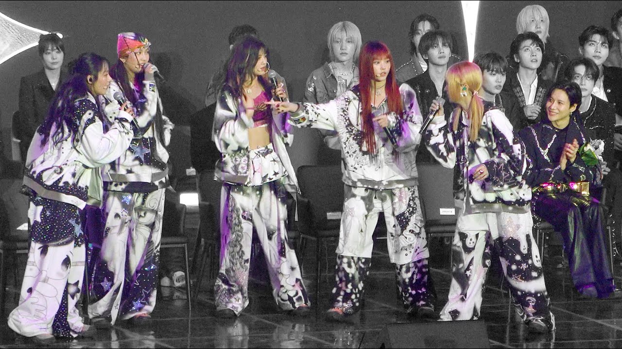 TAEMIN  reaction to Newjeans  😁 (아빠 미소 지으며 뉴진스 응원하는 태민 직캠)