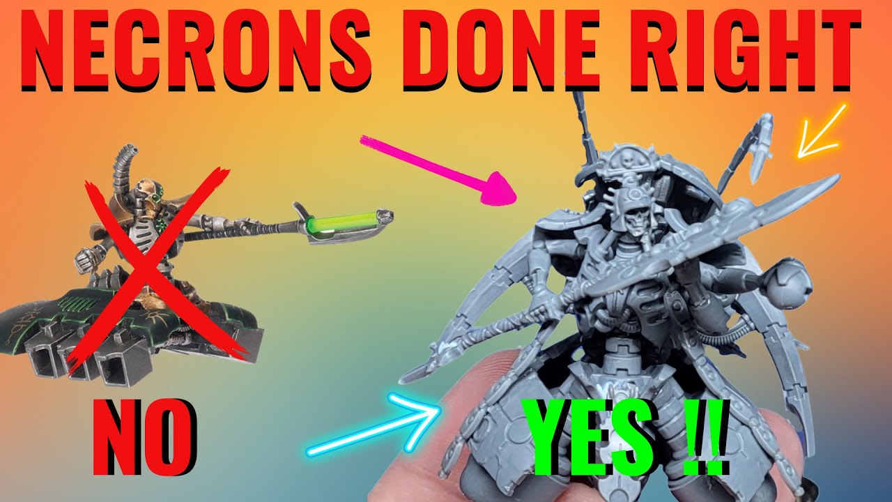 This Necron Model is Rubbish, Let's Make it Better | Warhammer 40k
