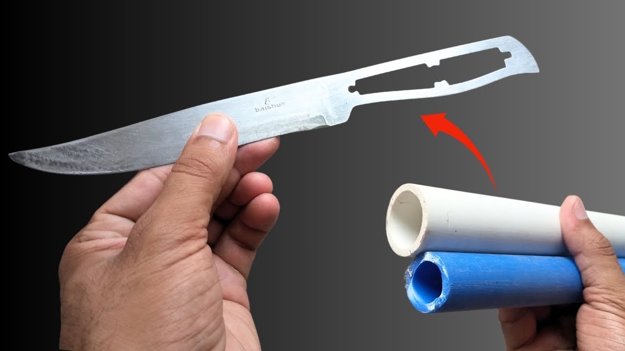 Don't Throw Away Your PVC Pipe! I'll Show You How to Make a PVC Knife Handle