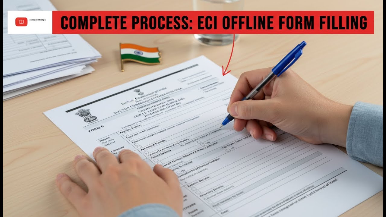 How to Fill the Offline SIR Enumeration Form Step-by-Step | Election Commission of India