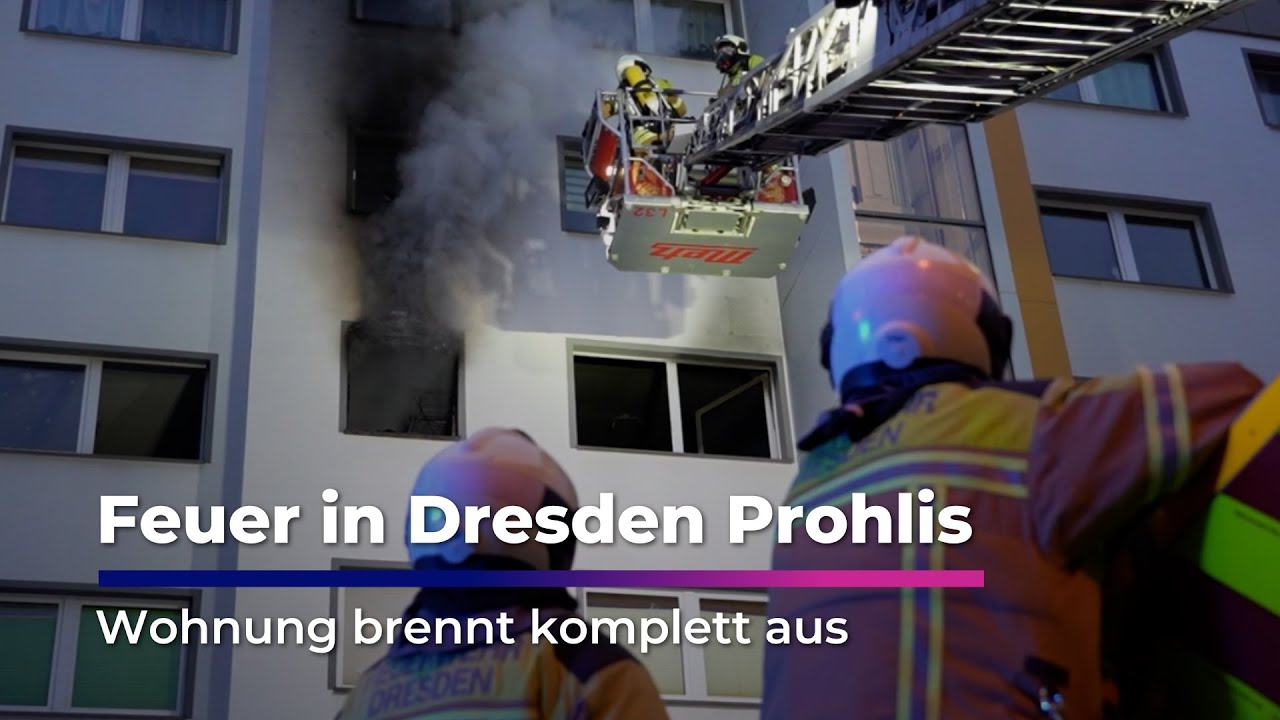 Feuer in Dresden Prohlis I Sachsen Fernsehen