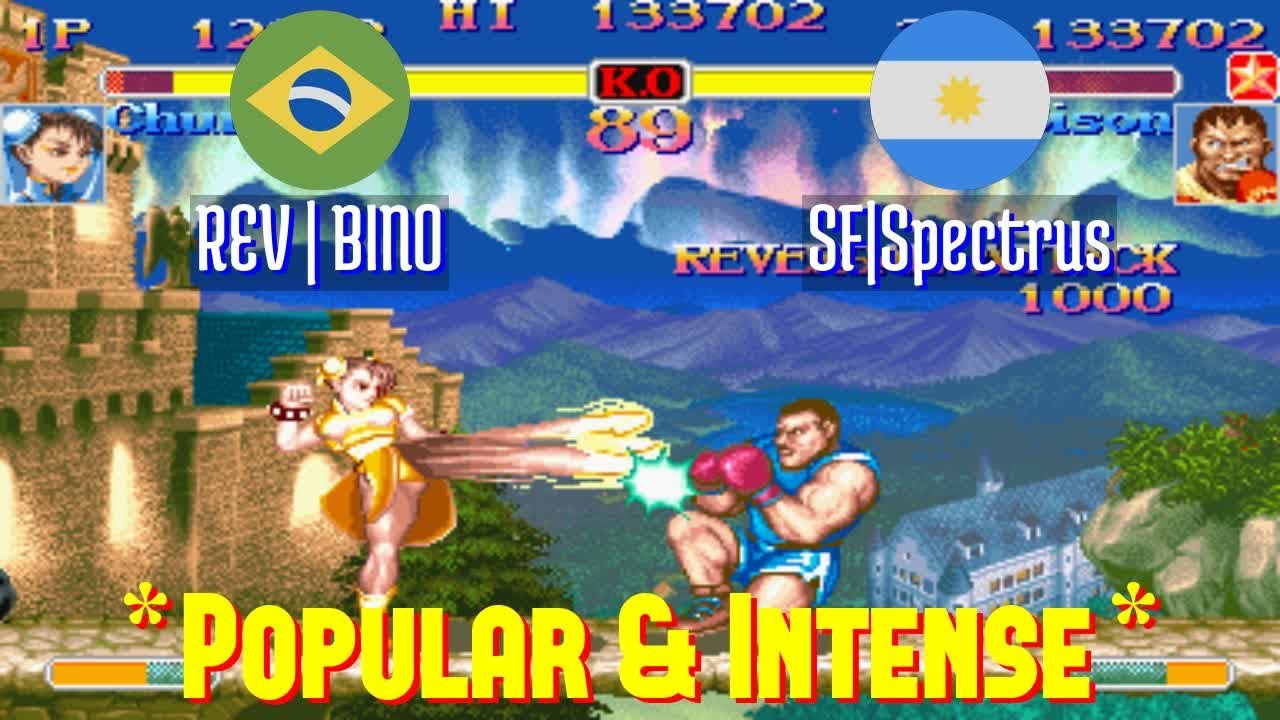 FT5 @ssf2xjr1: REV | BINO (BR) vs SF|Spectrus (AR) [Super SF II X ssf2x ssf2 Fightcade] Feb 25