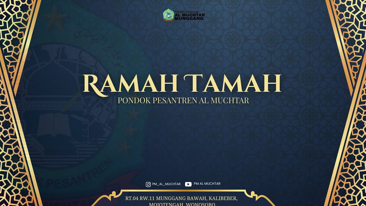 RAMAH TAMAH PERDANA PONPES AL Muchtar munggang bawah Wonosobo #santrikeren 