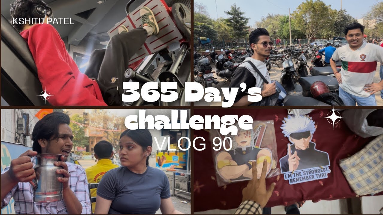 Vlog 90 | Subah Gym, Shaam Sarojini Nagar Shopping 😂 | 365 Days Challenge