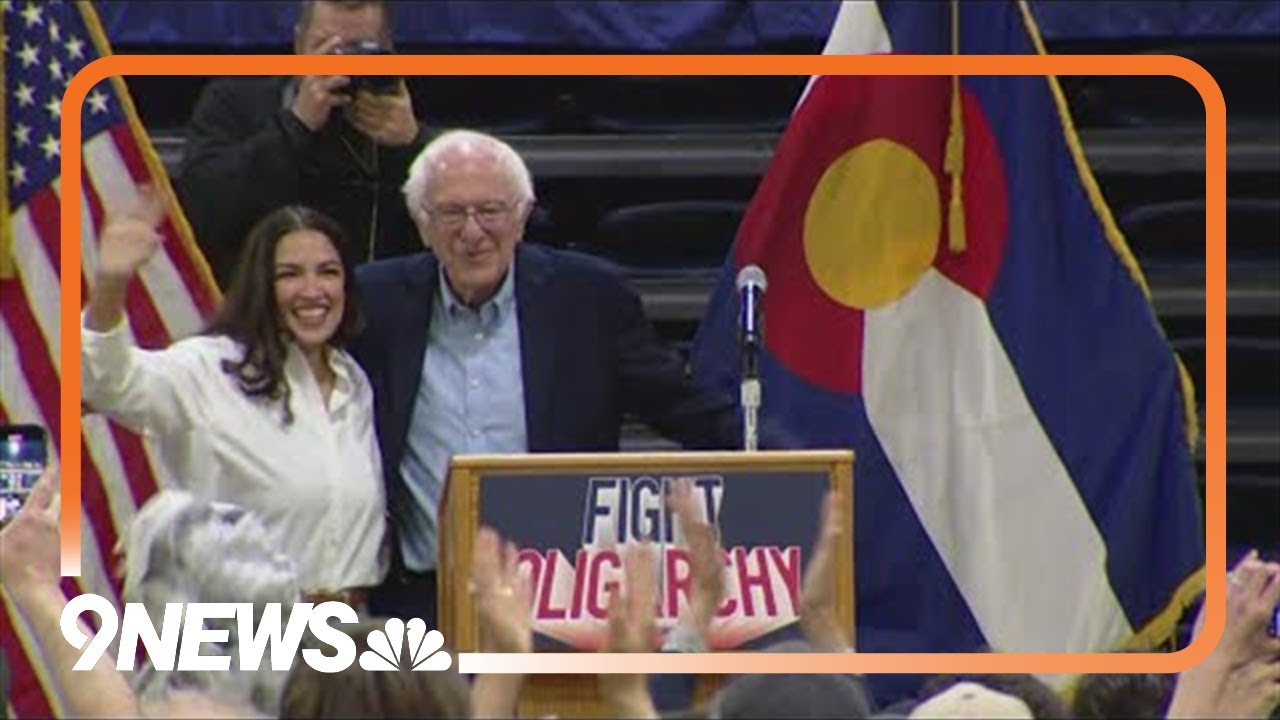 AOC, Bernie Sanders holding 'Fighting Oligarchy' rallies in Denver