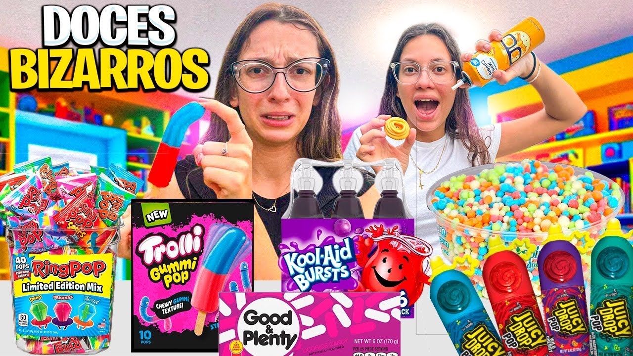 EXPERIMENTANDO DOCES BIZARROS DOS EUA