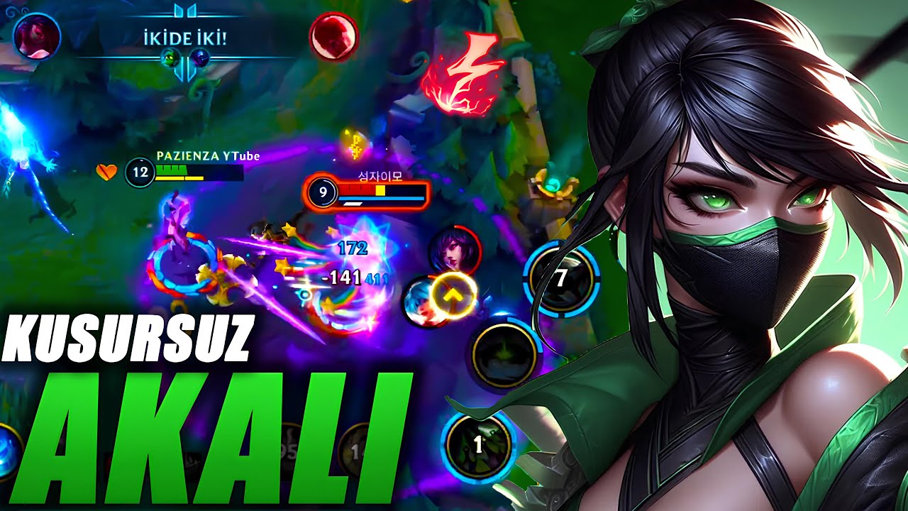 ALDIĞIM HEROYU COUNTERLAYAN ORMANCIYI PİŞMAN ETTİM! WILD RIFT AKALI