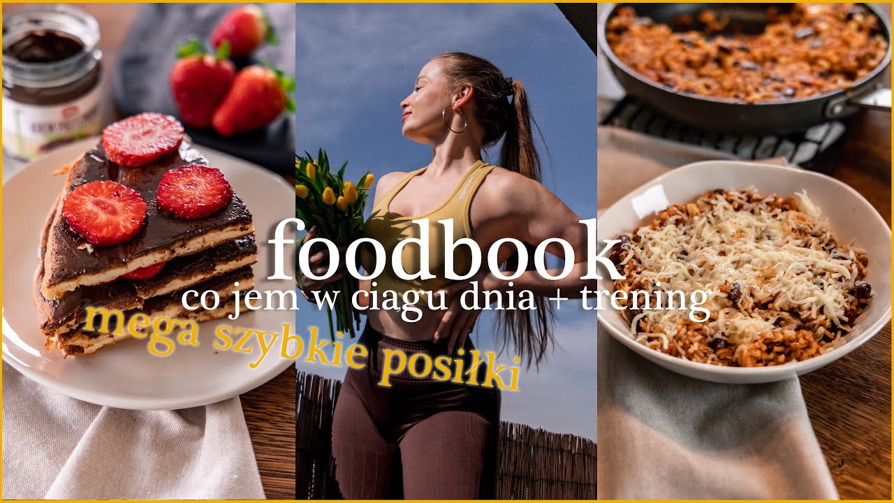 🍓MEGA SZYBKIE POSIŁKI WYSOKOBIAŁKOWE | CO JEM W CIĄGU DNIA | MÓJ TRENING🌶