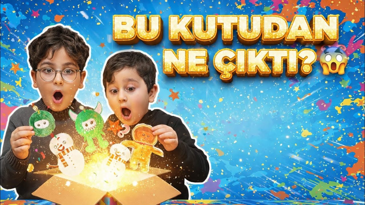 Bu Kutuda Ne Çıktı? 😲 | Kendi Yaptığımız Kâğıttan Oyuncaklar